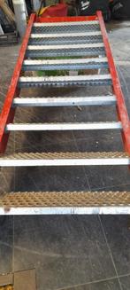 Verzinkte magazijn trap, Doe-het-zelf en Verbouw, Ladders en Trappen, Ophalen of Verzenden, Zo goed als nieuw, 2 tot 4 meter