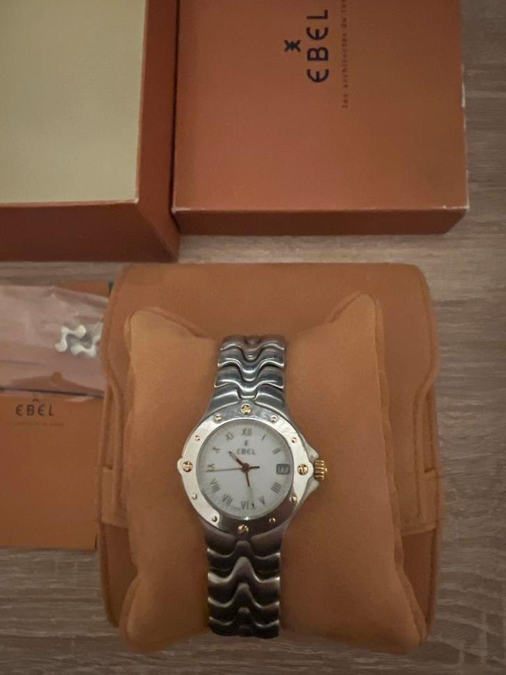 Ebel Horloge - 100% Origineel met Doos, Sieraden, Tassen en Uiterlijk, Horloges | Dames, Gebruikt, Polshorloge, Overige merken
