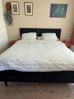 Swiss Sense Bed 180x200 - Zwart met Boxspring en Topmatras, Huis en Inrichting, Slaapkamer | Bedden, Ophalen, Zwart, Tweepersoons