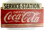 Handgeschilderd Coca-Cola reclamebord / vintage / hout, Verzamelen, Ophalen of Verzenden, Zo goed als nieuw, Reclamebord