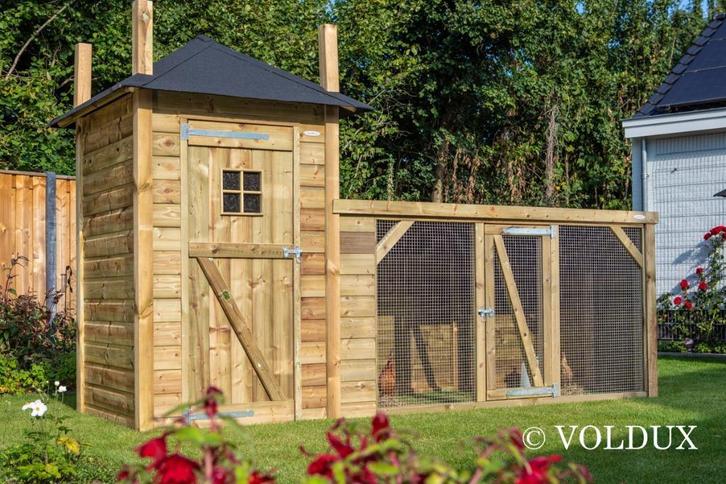 Konijnenhok Lotte Hooiberg met konijnenren, Dieren en Toebehoren, Vogels | Hokken en Kooien, Gebruikt, Ophalen of Verzenden