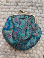 Vintage clip portemonnee met Kashmir print, Ophalen of Verzenden, Gebruikt