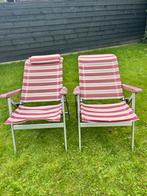 Crespo Campingstoelen - Set van 2, Tuin en Terras, Ophalen of Verzenden, Gebruikt, Aluminium, Inklapbaar