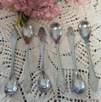 Set van 6 brocante theelepeltjes, Pako-Meta, "dennenappel", Antiek en Kunst, Ophalen of Verzenden