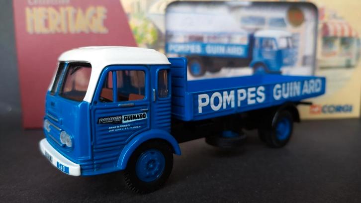 Unic Saverne  Pompes Guinard 1:50 Corgi Heritage Pol, Hobby en Vrije tijd, Modelauto's | 1:50, Zo goed als nieuw, Bus of Vrachtwagen