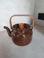 Te koop: Mooie vintage Van Nelle emaille theepot met deksel, Antiek en Kunst, Antiek | Emaille, Ophalen