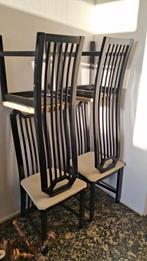 4 eetkamerstoelen, Ophalen, Zo goed als nieuw