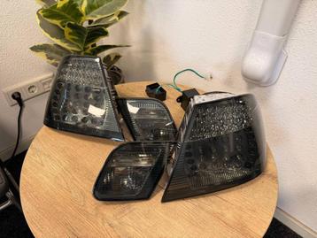 Set Zeer Nette Smoke LED BMW E46 3-Serie Coupe Achterlichten beschikbaar voor biedingen