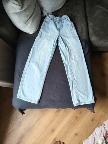 Wijde Jeans met Hoge Taille - Lichtblauw Denim beschikbaar voor biedingen