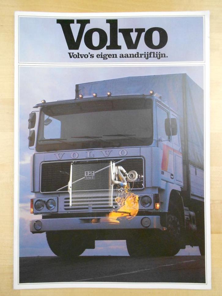 Volvo Aandrijflijn Brochure 1982 F12 N12 F10 N10 F7 N7 F6 F4, Boeken, Auto's | Folders en Tijdschriften, Zo goed als nieuw, Volvo