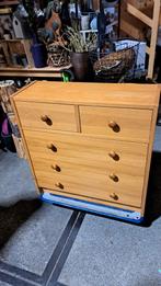 Massief grenen ladekast met meerdere lades., Ophalen