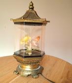 Vintage Fiber Optic Bloemenlamp Pagode Stijl, Ophalen