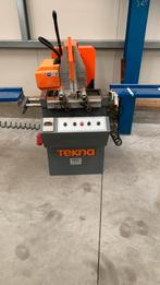 Aluminium afkortzaag tekna met 2x6 meter rollen baan, Zakelijke goederen, Machines en Bouw | Industrie en Techniek, Ophalen of Verzenden