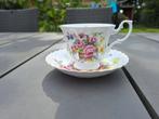 Porseleinen kop en schotel "RICHMOND" - Bone China, England, Verzamelen, Porselein, Kristal en Bestek, Ophalen of Verzenden, Gebruikt