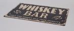 Whiskey bar reclamebord van metaal wandbord deco, Huis en Inrichting, Woonaccessoires | Tekstborden en Spreuken, Info@deconoord.nl
