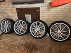 Vossen velgen 20 inch incl banden 245/35/20 Tesla model3, 245 mm, Velg(en), Ophalen of Verzenden, 20 inch