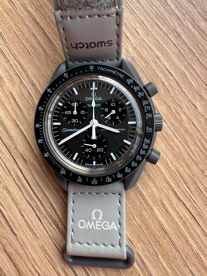 Swatch Omega Speedmaster - Mission to Mercury, Sieraden, Tassen en Uiterlijk, Horloges | Heren, Zo goed als nieuw, Polshorloge