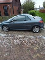 Peugeot 206 1.6 16V CC AUT 2005 Grijs, Auto's, Zwart, 4 cilinders, 4 stoelen, Origineel Nederlands