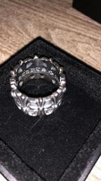 Chrome Hearts cemetary ring, zilver, Sieraden, Tassen en Uiterlijk, Ophalen of Verzenden, Zo goed als nieuw, Zilver