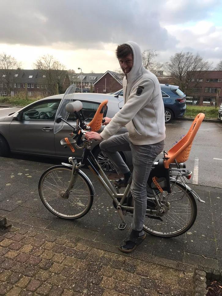 Moederfiets Gazelle met verhoogt frame van 66 cm, Fietsen en Brommers, Fietsen | Dames | Moederfietsen, Gebruikt, Gazelle, 56 cm of meer