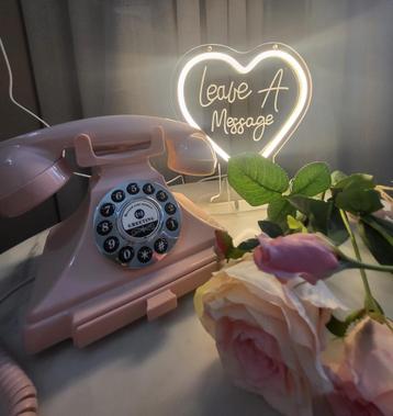 audio gastenboek roze en wit babyshower huwelijksfeest  beschikbaar voor biedingen