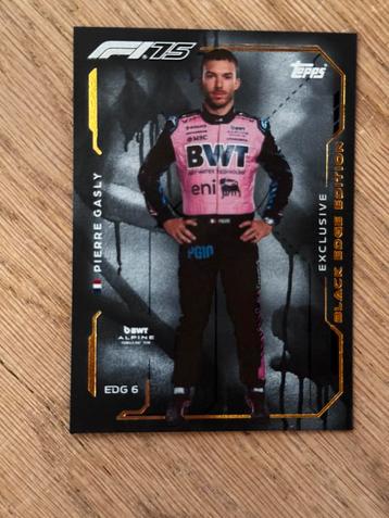 Topps turbo attax 2025. Black edge 6 gasly beschikbaar voor biedingen