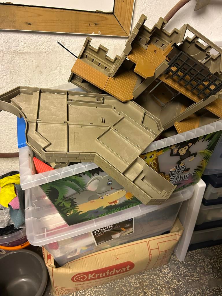 Playmobile kasteel met aanval toren, Kinderen en Baby's, Speelgoed | Playmobil, Gebruikt, Ophalen