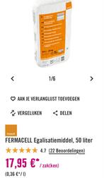 2 zakken -Egalisatiekorrels - Fermacell 50L, Doe-het-zelf en Verbouw, Overige typen, Nieuw, Minder dan 5 m², Overige materialen