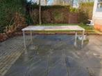 Grote grijze tegels 50x50, Tuin en Terras, Tegels en Klinkers, Ophalen, Gebruikt, 10 m² of meer, Beton