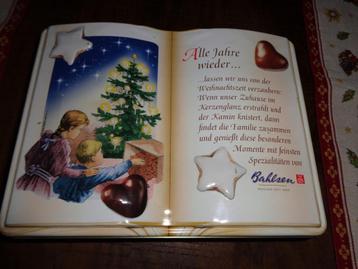 Prachtig Kerst blik i.d. vorm van een boek, Bahlsen beschikbaar voor biedingen