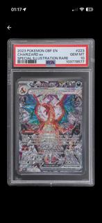 Charizard ex OBF 223 / 197 PSA 10 - Special Illustration, Ophalen of Verzenden, Zo goed als nieuw, Losse kaart