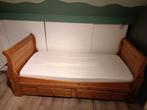 Grenen éénpersoonsbed, zonder matras, Ophalen, Gebruikt, 90 cm, Eenpersoons