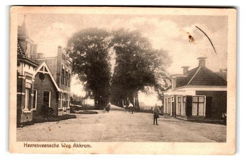 Akkrum, Heerenveensche Weg, Verzamelen, Ansichtkaarten | Nederland, Gelopen, Friesland, 1920 tot 1940, Verzenden