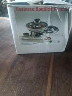 oosterse  bouillon fondue stel, Huis en Inrichting, Ophalen, Zo goed als nieuw, Rvs, Overige typen
