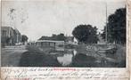 Schagerbrug, Dorpsgezicht met schip. 4352, Verzamelen, Ansichtkaarten | Nederland, Verzenden, Voor 1920, Gelopen, Noord-Holland