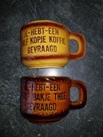 2 halve kopjes thee en koffie, Ophalen of Verzenden, Zo goed als nieuw, Gebruiksvoorwerp