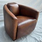 Nieuwe Aviator fauteuils cognac en zwart + GRATIS BEZORGING, Huis en Inrichting, Fauteuils, Nieuw, Leer, Ophalen of Verzenden