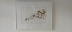 Aquarel Brantes (F), Antiek en Kunst, Kunst | Schilderijen | Modern, Ophalen