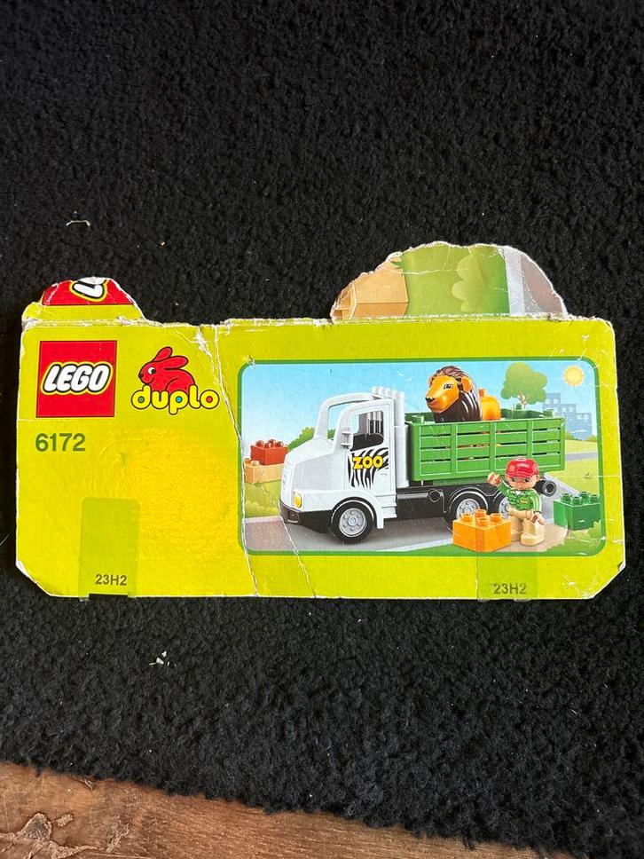 Lego Duplo 6172 Dierentuin Auto met Leeuw, Kinderen en Baby's, Speelgoed | Duplo en Lego, Gebruikt, Duplo, Ophalen of Verzenden