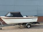 Twins 475 sloep + Tohatsu 15 pk efi + Trailer N.W.S.T 2022, Watersport en Boten, Ophalen, 10 tot 30 pk, Gebruikt, 3 tot 6 meter