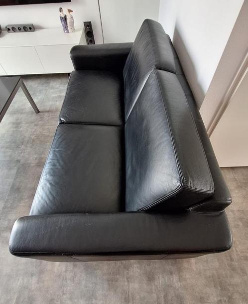 Woonkamer inrichting, Huis en Inrichting, Banken | Complete zithoeken, Gebruikt, Leer, Metaal, Stof, Ophalen