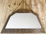 Antieke wandspiegel, laat Jugendstil/vroeg Art Deco, Huis en Inrichting, Woonaccessoires | Spiegels, Ophalen, Gebruikt, Minder dan 100 cm