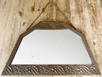 Antieke wandspiegel, laat Jugendstil/vroeg Art Deco beschikbaar voor biedingen