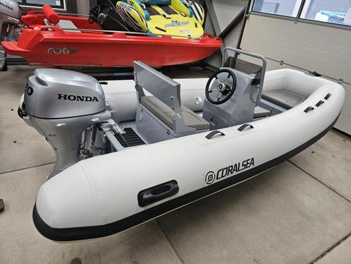 Coralsea Dolphin 360 H Met Honda 20 pk NIEUW (bj 2024), Watersport en Boten, Rubberboten, Nieuw, Overige merken, Overige brandstoffen