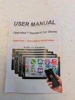 2 Din Autoradio met Display + Achteruitrijcamera - Nieuw!, Ophalen of Verzenden