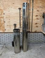 Gezocht! Dubbelwandige kachelpijp 20-26cm., Huis en Inrichting, Kachels, Ophalen of Verzenden, Zo goed als nieuw, Hout, Houtkachel