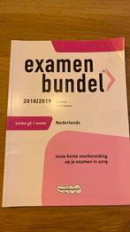 Examen bundel vmbo-gt/mavo Nederlands 2018/2019, Nederlands, Ophalen of Verzenden, Zo goed als nieuw