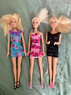 Fashion Barbies drie stuks incl extra jurkje, Ophalen of Verzenden, Zo goed als nieuw, Barbie