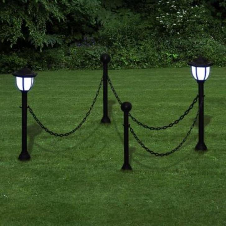Solarverlichting - Hekwerk. Gratis verzending in NL., Tuin en Terras, Buitenverlichting, Nieuw, Staande lamp, Kunststof, Minder dan 50 watt