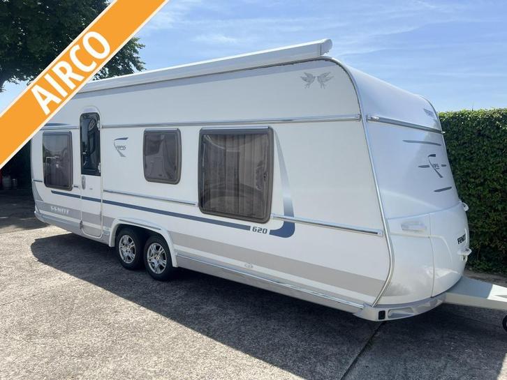 Fendt 620 Topas - Dakairco - Nieuwe thule luifel 5.5 mtr., Caravans en Kamperen, Caravans, Bedrijf, tot en met 4, Rondzit, Fendt
